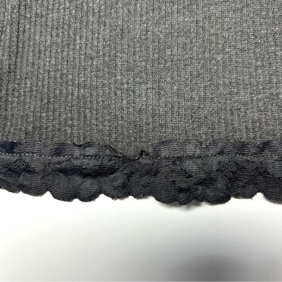 White Fox Grey Lace-trim Cami Sz XS - Picture 11 of 12